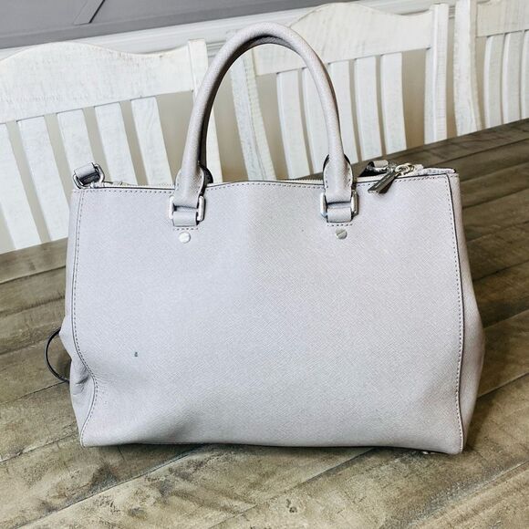 Michael Kors Sutton Satchel in Pearl Gray - Picture 5 of 10